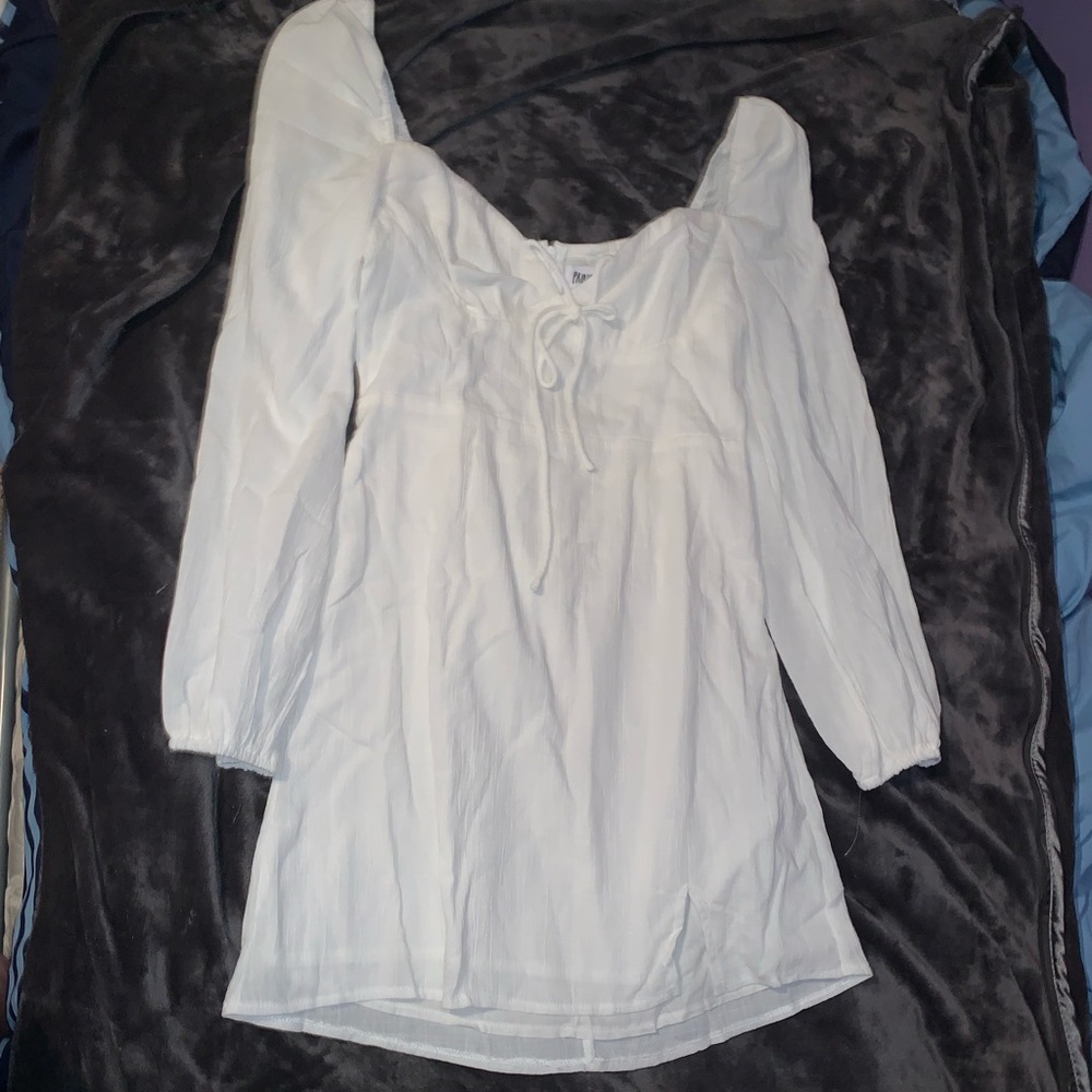 Princess Polly Alena Mini Dress White Size 6 - Picture 5 of 12